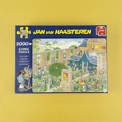 Jumbo legpuzzel Jan van Haasteren - The Art Market 2000 stukjes Jumbo legpuzzel Jan van Haasteren - The Art Market 2000 stukjes