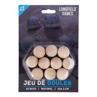 Houten Jeu de Boules Buts, 10st. - thumbnail