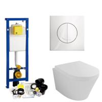 Wisa XS Toiletset set12 Wiesbaden Vesta 52 cm met Argos of Delos drukplaat - thumbnail