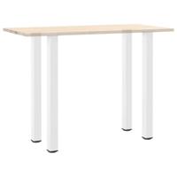 Bartafelpoten 4 st 110-112 cm staal wit - thumbnail