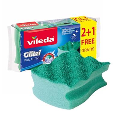Vileda Pur Active 116509 spons Rechthoekig Groen 2 stuk(s) - thumbnail