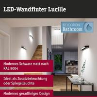 Paulmann Lucille 71205 Wandlamp voor badkamer 17 W Warmwit Zwart - thumbnail