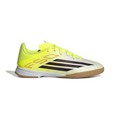 adidas F50 League Zaalvoetbalschoenen (IN) Kids Neongeel Zwart Rood adidas F50 League Zaalvoetbalschoenen (IN) Kids Neongeel Zwart Rood
