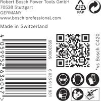 Bosch Accessories 2608901654 Schuurpapier voor vlakschuurmachine Korrelgrootte (num) 40 (l x b) 107 mm x 115 mm 50 stuk(s) - thumbnail