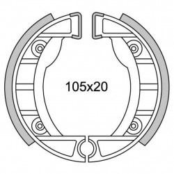 Newfren remsegment gf0152 ciao, si ø105mm voor (gietwiel)