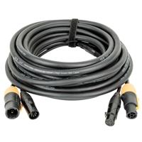 DAP FP23 Hybrid Cable 15 m DMX/stroomkabel Power Pro True & 5-pins XLR - thumbnail