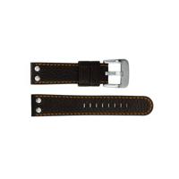 Horlogeband TW Steel TWB38 / CEB106 Leder Zwart 22mm - thumbnail