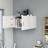 VidaXL Hangkast 80x39x40 cm bewerkt hout wit - thumbnail
