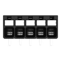 WAGO 2086-1225/300-000 Printklem 1.50 mm² Aantal polen 5 Zwart 1 stuk(s) - thumbnail