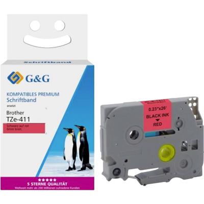 G&G Labeltape Tekstkleur: Zwart