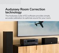 Denon AVR-X2800H 7,2 Ch-ontvanger - 8K UHD Home Theater AVR (95W X 7), draadloos streamen via ingebouwde HEOS, Bluetooth en Wi-Fi, Dolby Atmos, DTS Neural: X & DTS:X Surround Sound - thumbnail