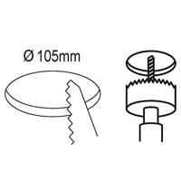 Eglo Led downlighterFueva 5 Ø 11,7cm - 4000K zwart - 99157 - thumbnail