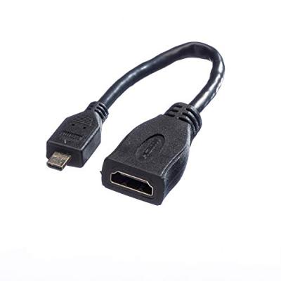VALUE HDMI High Speed Kabel met Ethernet, HDMI F - Micro HDMI M, 0,15 m