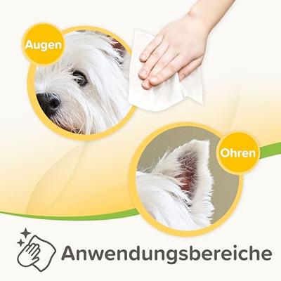 Beaphar Ogen & Oren vochtige doekjes voor hond/kat (30 st) 1 verpakking