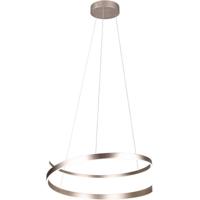 LED Hanglamp - Cinque Cinardi - 1 Lichtpunt van 50 Watt - Dimbaar - Aanpasbare Lichtkleur - Mat Nikkel - Metaal - thumbnail