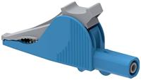 Electro PJP 5066-IEC-CD1-Bl Krokodillenklem Steekaansluiting 4 mm CAT III 1000 V, CAT IV 600 V Blauw - thumbnail