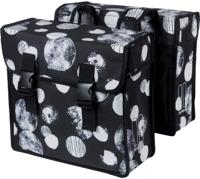 Dubbele Fietstas Mara XL Sphere zwart/grijs - thumbnail