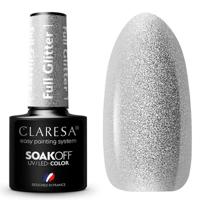 Claresa uv/led gellak 5ml full glitter 1 silver - thumbnail