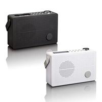 Lenco DAB + digitale radio/FM-radio PDR-030 draagbaar met accu, RDS-display, zendergeheugen, wekkerfunctie, hoofdtelefoonaansluiting, telescopische antenne, wit - thumbnail