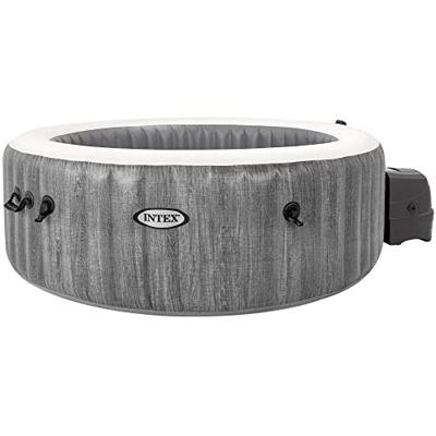 Intex opblaasbare spa greywood deluxe 6 persoons
