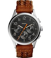 Horlogeband Fossil FS5294 Leder Bruin 22mm - thumbnail