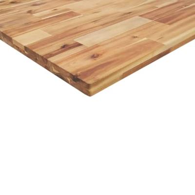 Wastafelblad met olieafwerking 80x40x4 cm massief acaciahout - thumbnail