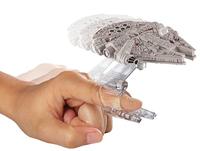 Mattel Star wars hotwheels tie fighte + millennium falcon ruimteschip - thumbnail