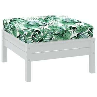 VidaXL Palletkussen bladpatroon 60x60x9,5 cm oxford stof VidaXL Palletkussen bladpatroon 60x60x9,5 cm oxford stof
