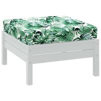 VidaXL Palletkussen bladpatroon 60x60x9,5 cm oxford stof - thumbnail