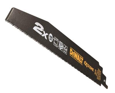 DeWalt Accessoires reciprozaagblad 2x bim 228x2.5mm extra dik, universele toepassing - dt2308l-qz DeWalt Accessoires reciprozaagblad 2x bim 228x2.5mm extra dik, universele toepassing - dt2308l-qz