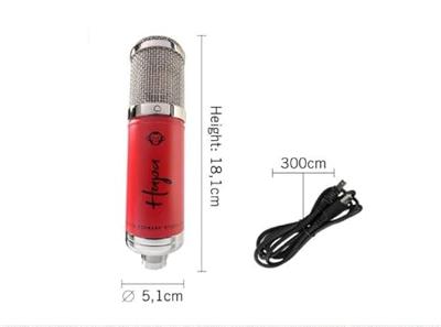 Monkey Banana Hapa USB condensator microfoon (rood) Monkey Banana Hapa USB condensator microfoon (rood)