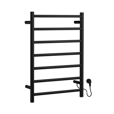 Smedbo Handdoekradiator 50x11.2x68.9 cm Edelstaal Mat Zwart Smedbo