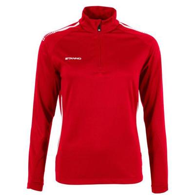 Stanno 408609 First Quarter Zip Top Ladies - Red-White - XL Stanno 408609 First Quarter Zip Top Ladies - Red-White - XL