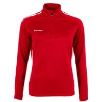 Stanno 408609 First Quarter Zip Top Ladies - Red-White - XL - thumbnail