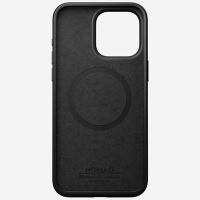 Nomad Modern Horween lederen hoesje iPhone 15 Pro Max - Black Nomad Modern Horween lederen hoesje iPhone 15 Pro Max - Black