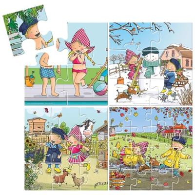 Bambolino Toys Fien & teun puzzel 4in1