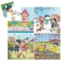 Bambolino Toys Fien & teun puzzel 4in1 - thumbnail