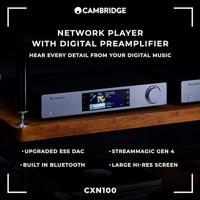 Cambridge Audio: CXN100 Muziekstreamer - Grijs - thumbnail