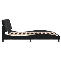 Bedframe zonder matras 180x200 cm fluweel zwart - thumbnail