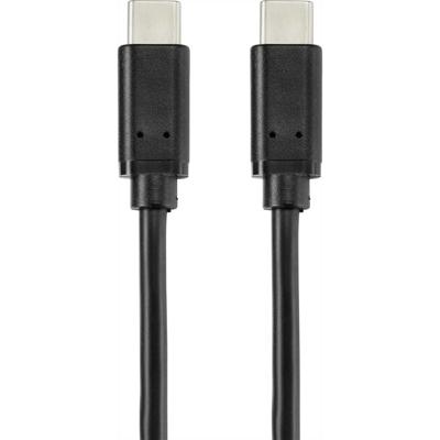 Renkforce RF-4716840 USB-kabel USB 2.0 USB-C stekker 1.00 m Zwart Met anti-microbacterieel oppervlak