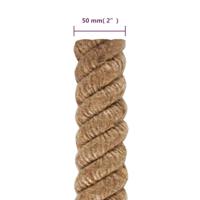 Touw 5 m lang 50 mm dik jute - thumbnail