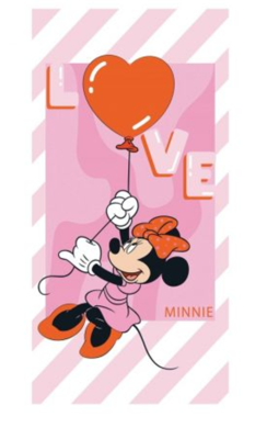 Minnie Mouse strandlaken Love 70 x 140 cm Minnie Mouse strandlaken Love 70 x 140 cm