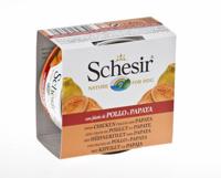 Schesir hondenvoer in gelei kip & papaya 150g - thumbnail