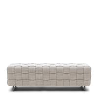 Rivièra Maison Eetkamerbank 'Room 48' Mouliné Linen, 150cm, kleur Fabulous Flax - thumbnail