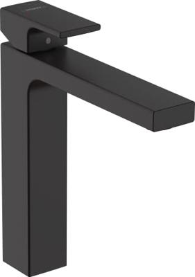 Hansgrohe Vernis wastafelkraan 110 highriser met waste mat zwart 71562670 - thumbnail