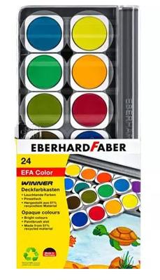 Eberhard Faber ef-578324 verfdoos winner 24 kleuren + mengpalet
