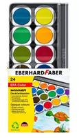 Eberhard Faber ef-578324 verfdoos winner 24 kleuren + mengpalet - thumbnail