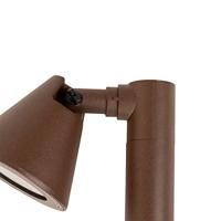 QAZQA Modern buiten paaltje roestbruin 30 cm IP44 verstelbaar - Ciara - thumbnail