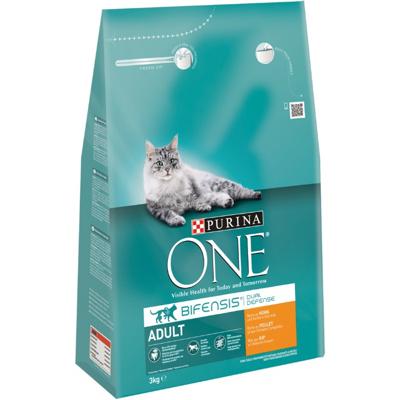 Purina One Adult met kip kattenvoer 3 kg Purina One Adult met kip kattenvoer 3 kg