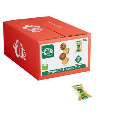 Koekjes Elite Natural biologische biscuitmix 120 stuks Koekjes Elite Natural biologische biscuitmix 120 stuks